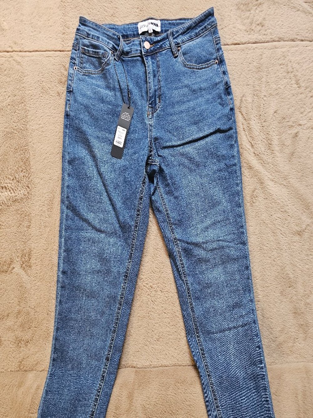 Fashion Nova Medium Wash Skinny Jeans | Size 11 | NWT | Stretch Denim